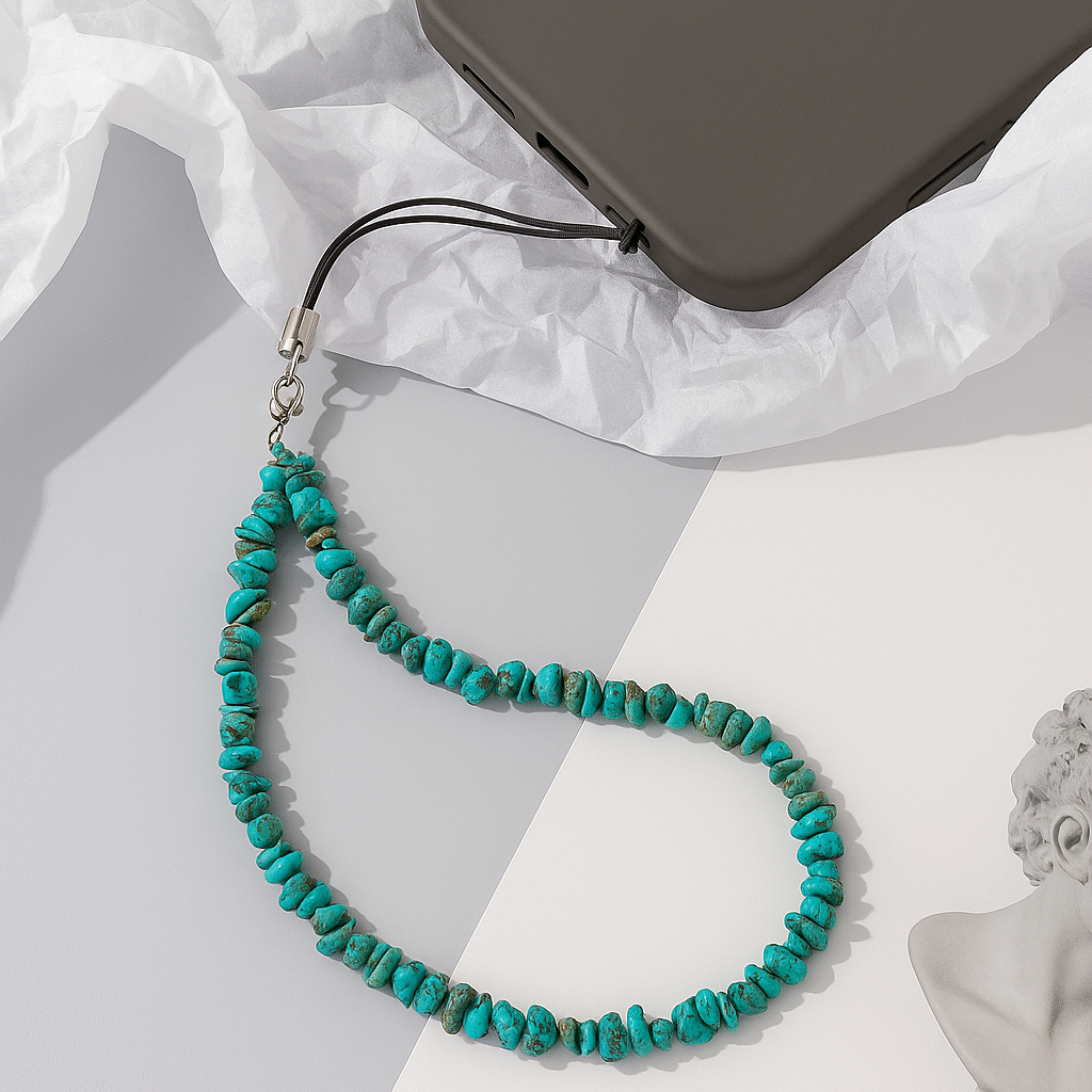 Sangle Téléphone - Coquillages Verts